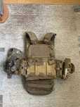 Плитоноска типу Plate Carrier M-Tac Cuirass QRS Coyote