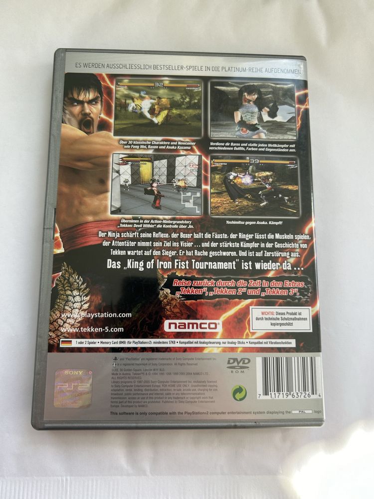Tekken 5 playstation 2 ps2