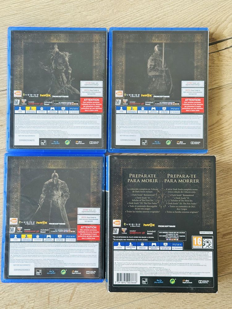 Dark Souls Trilogy trylogia PS4 bdb stan