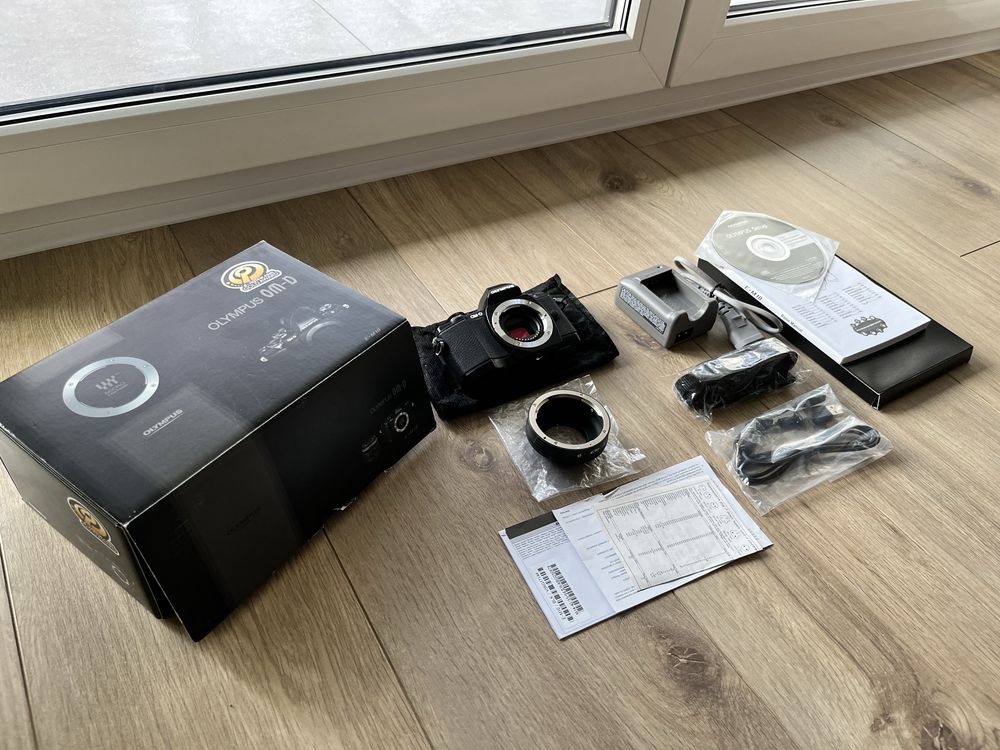 Aparat Olympus OM-D EM10 Body NOWY, Przebieg 84 wyzwoleń migawki