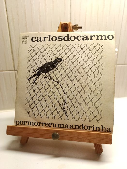 6 Discos de vinil 45 RPM Carlos do Carmo década de 1970