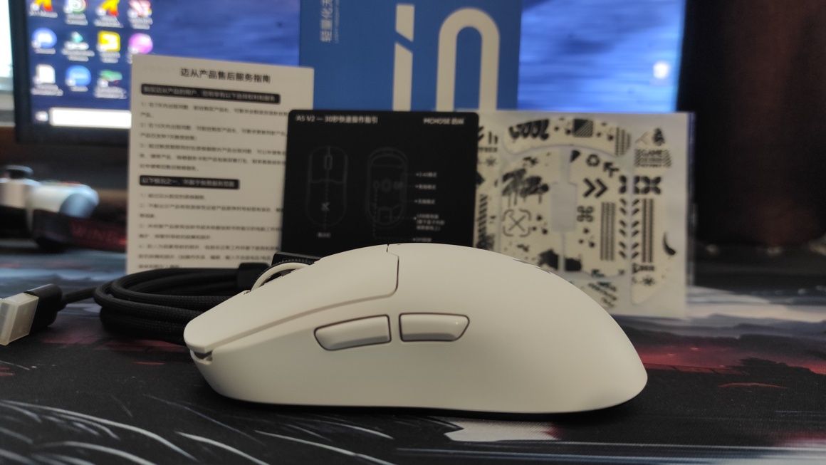 Нова Ігрова Бездротова Мишка Mchose A5 V2 Ultra!Paw3395!