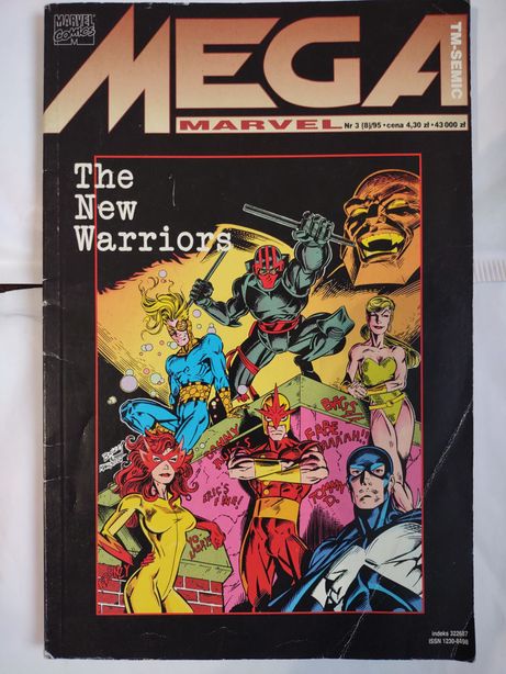 Mega Marvel nr 3/95 komiks News Warriors z Spider-Man Avengers