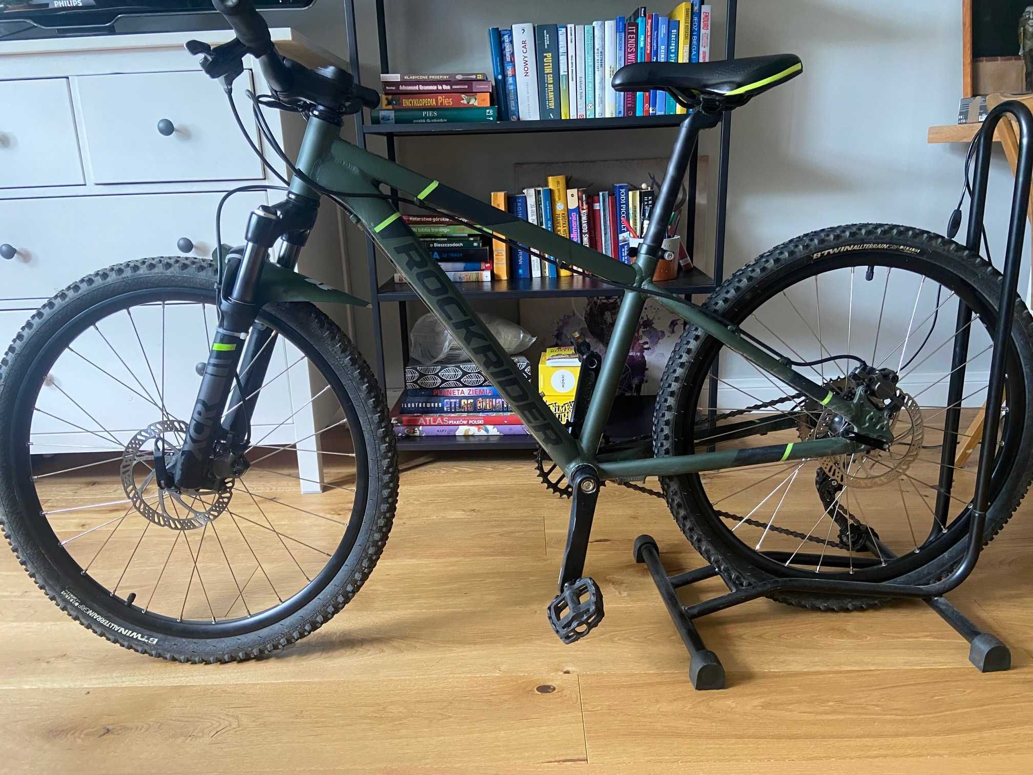 Rower MTB dziecięcy Rockrider 920ST 24 cale (amortyzator powietrzny)