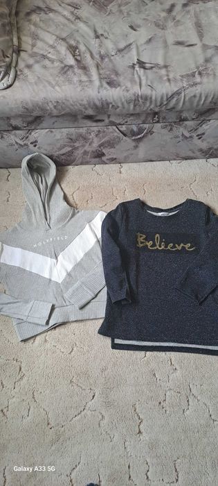 2 x BLUZA  152 -158 XS