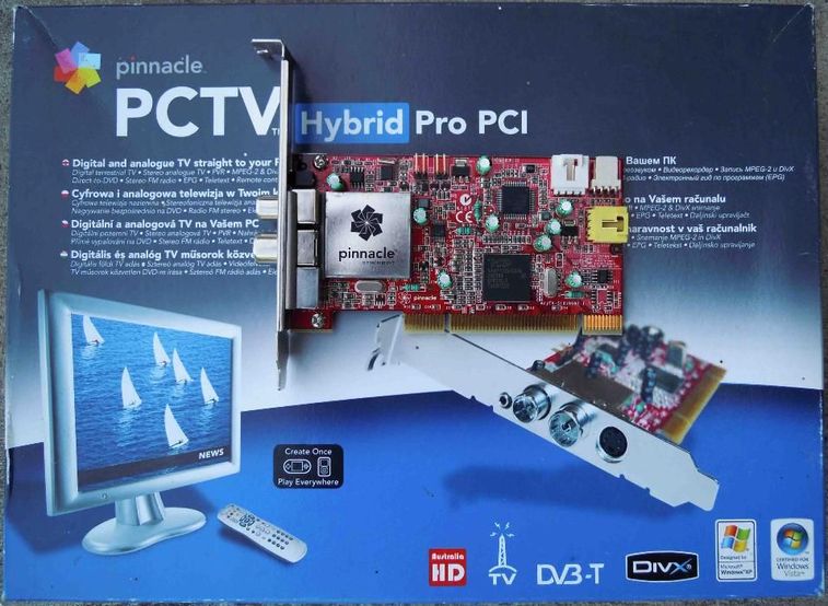 ТВ-тюнер Pinnacle PCTV Hybrid Pro PCI