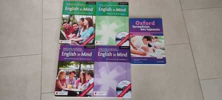 5 szt Podręcznik ćwiczenia do j.angielskiego English in Mind Cambridge