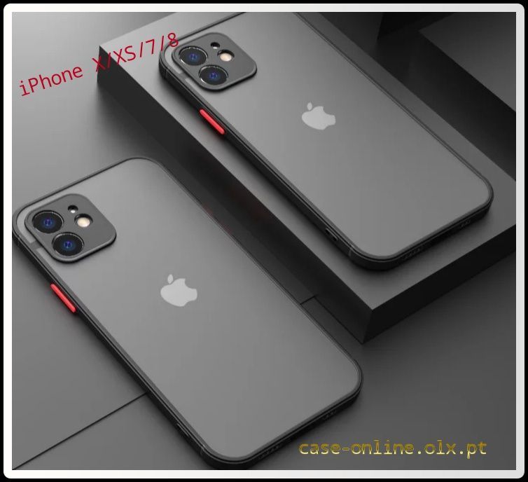 Capa Efeito Smoked P/ iPhone X / XS  / 12 Pró / 12 Pro Max / 11