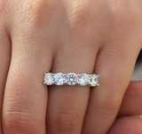 Nowy Piękny Pierścionek obrączka brylanty złoto 18k 750 diamenty 1ct