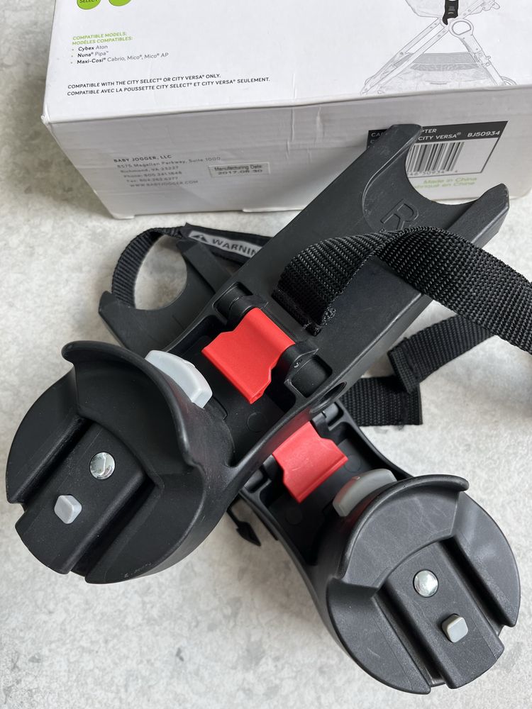 Adaptery do wózka fotelika Baby jogger City Select/Versa/Premier