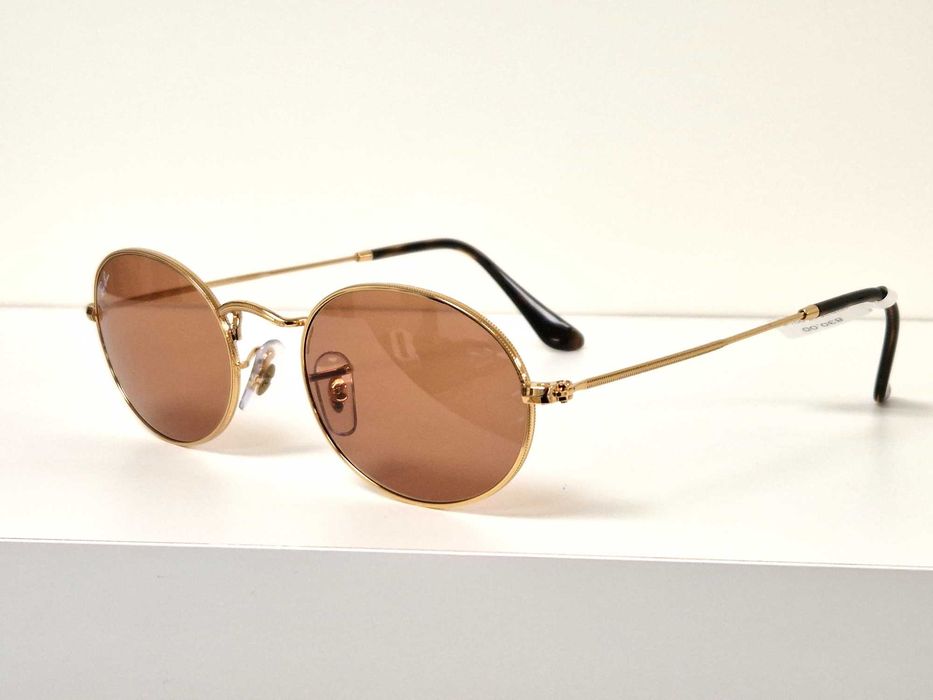 Okulary przeciwsłoneczne Ray-Ban Oval Złoto Arista Unisex