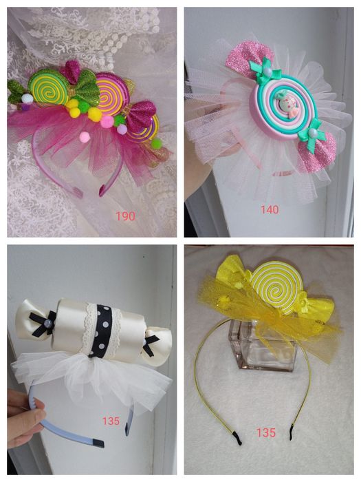 Обручі цукерка,зефірка,годинник,зірка