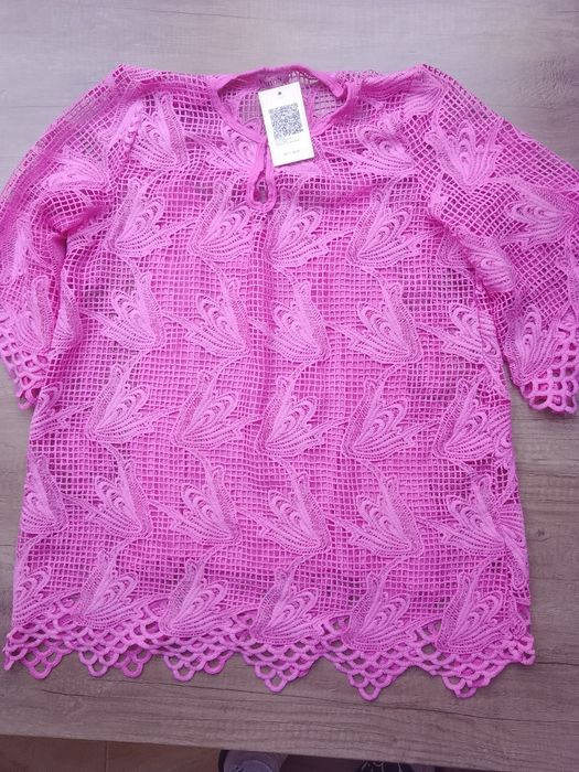 Bluzka damska koronka z topem