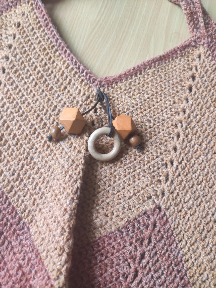Torba szydełkowa worek handmade