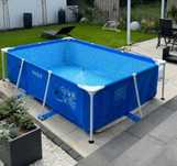 NOWY‼️ Basen Stelażowy Ogrodowy 300x200x75 Wzmocniony PVC DUŻY BASEN