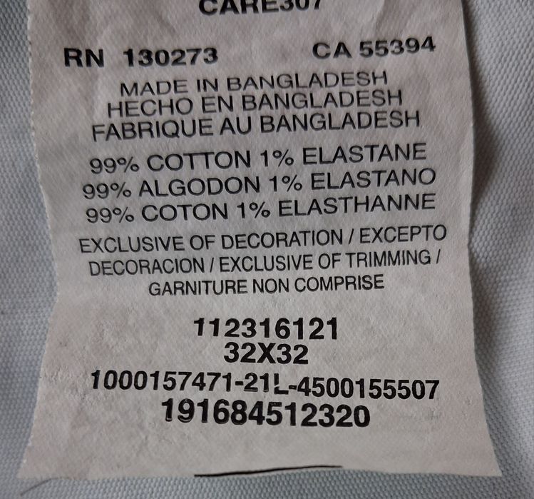 Нові чоловічі джинси WRANGLER authentic 32×32 у класичному блакитному