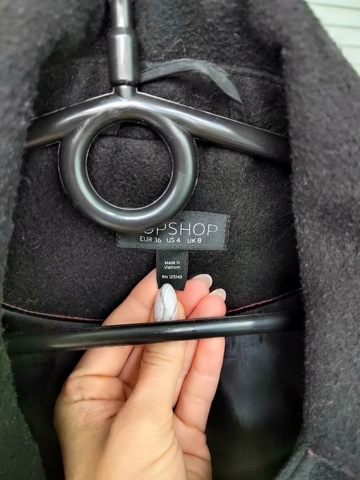 Кашемірове пальто Topshop