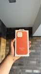 Skórzane Magsafe Etui Iphone 14 Pro Max Orange