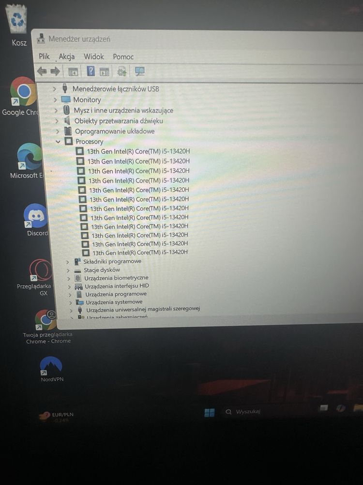 Laptop gamingowy i5 13420H RTX 2050 16GB DDR5