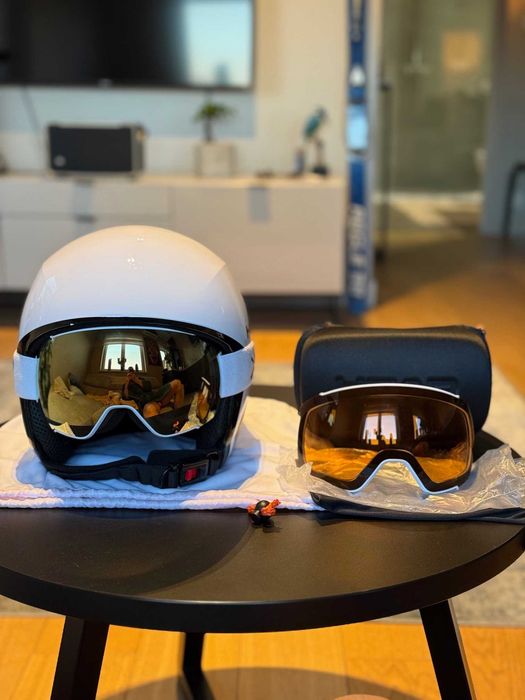 Kask narciarski męski XL 60-61 cm Head Downforce + google, full set