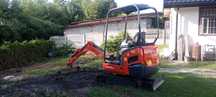Minikoparka Kubota KX015 z 2012 roku