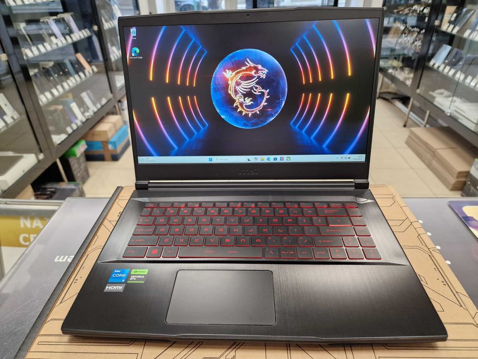 MSI Thin GF63 12VE/ i5-12450H/ 16GB/ RTX 4050 6GB/ 28.12.24 z EURO