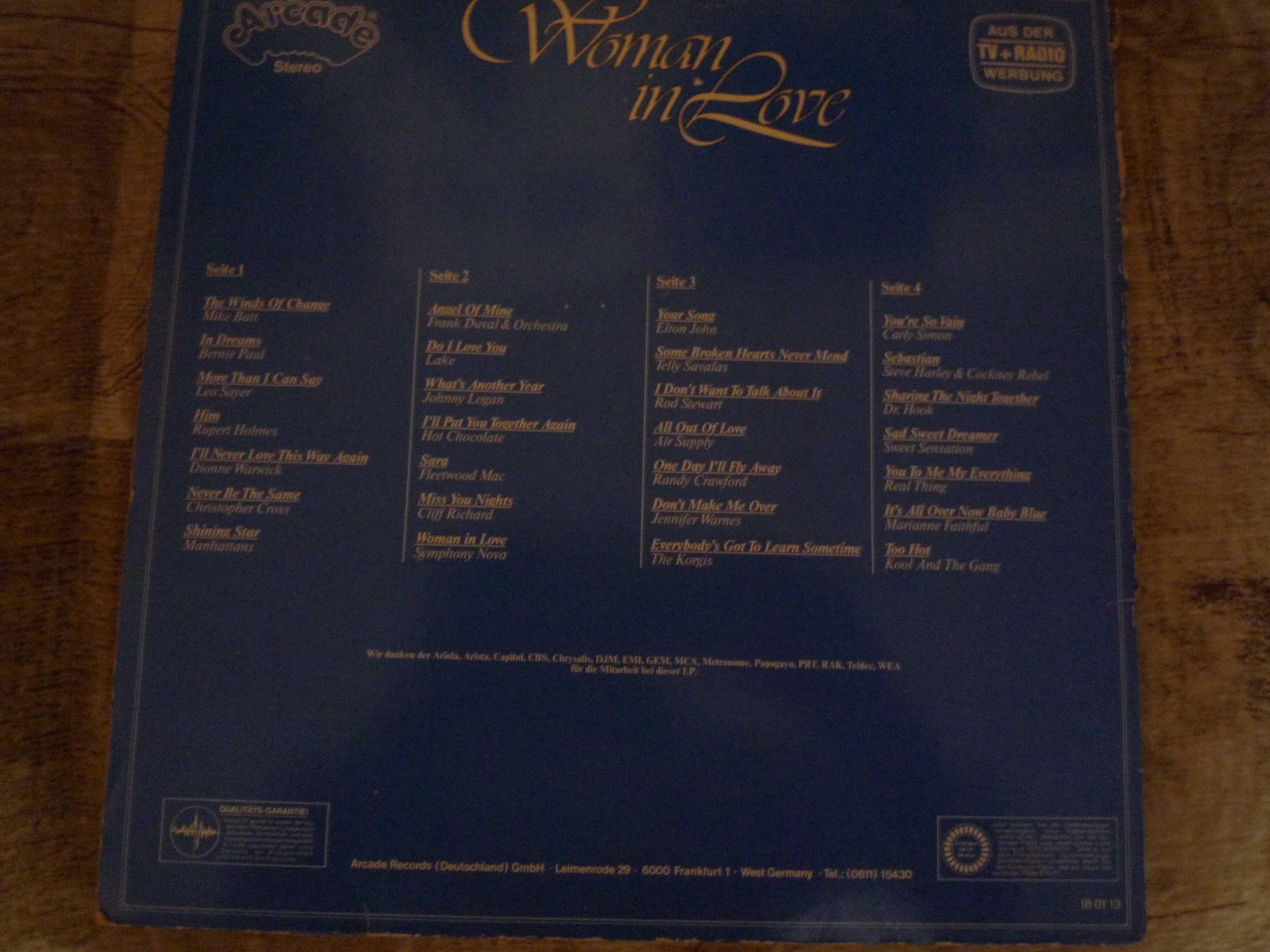 LP Винил-Woman in love (2 lp)