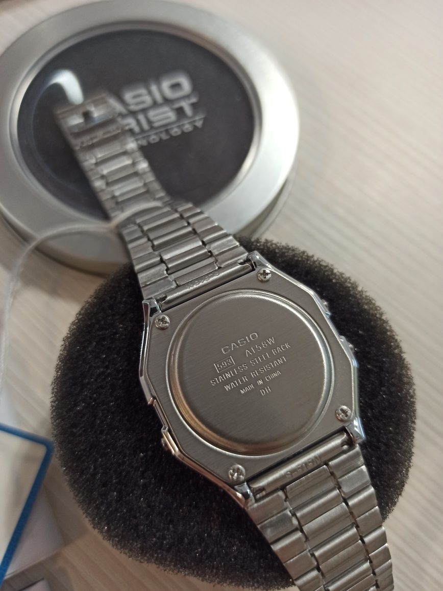 Часы Casio А158WA-1DF. ОРИГИНАЛ! Винтаж. Годинник касіо. Касио. Новое