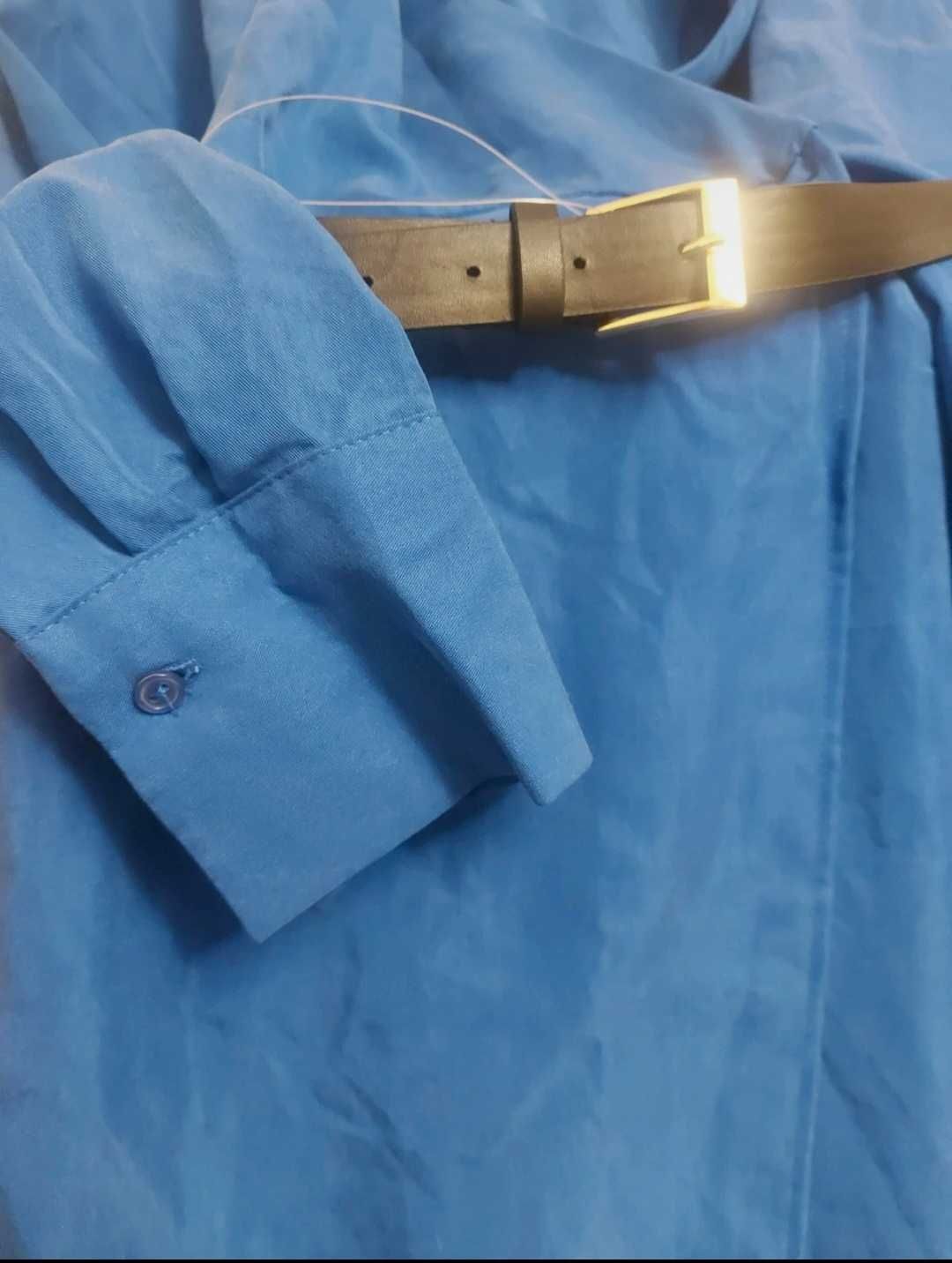 Vestido com cinto Mango NOVO