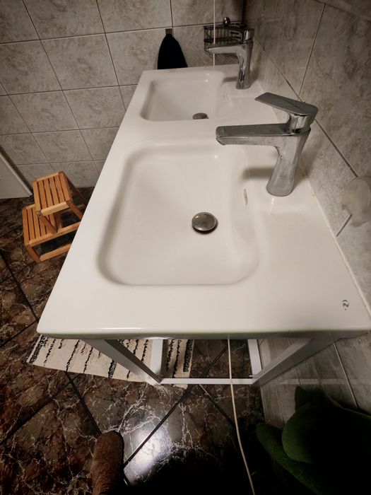 Umywalka podwójna 126x51