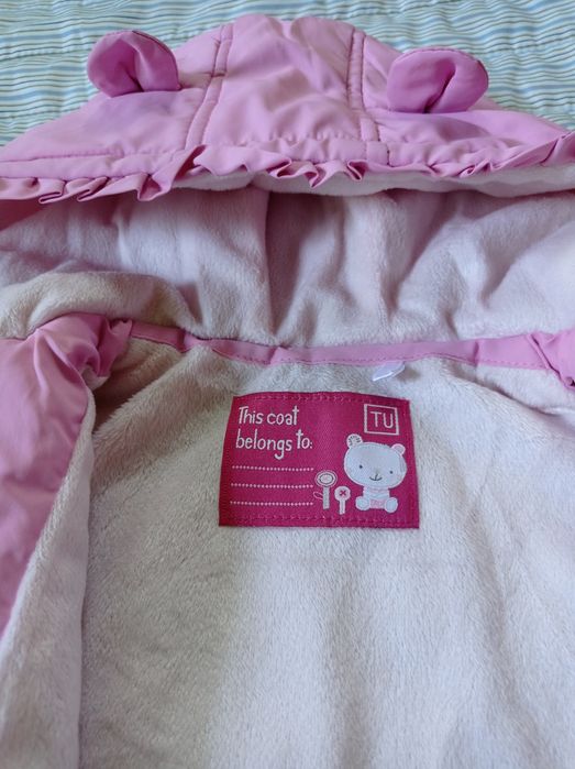 Śliczna kurteczka TU dla dziewczynki 3-6 m- cy
