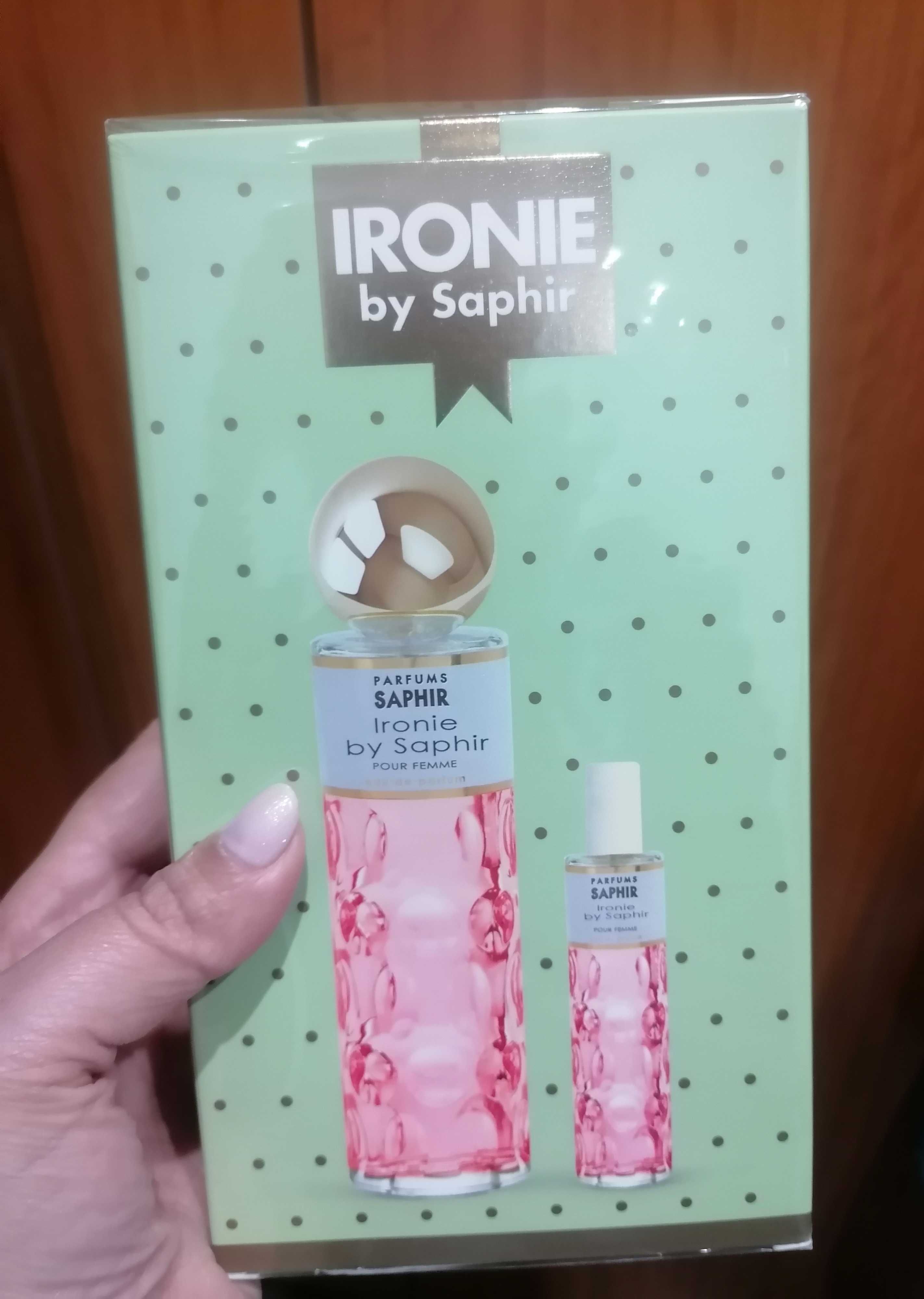 Perfumes novos Saphir caixa 200ml + 30ml Ironie e My Identity