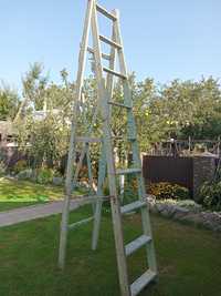 Лестница стремянка деревянная 3.5м