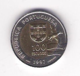 Moeda 100 escudos 1997