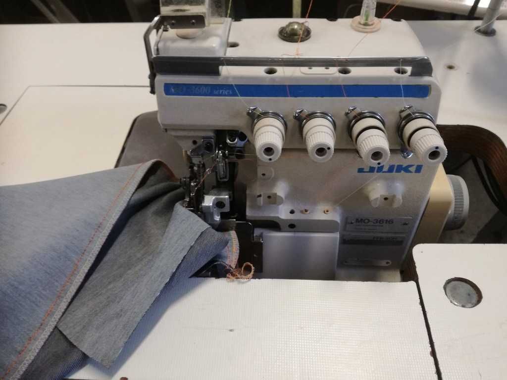 Overlock Juki MO 3616 - 5 nitkowy serwo 230 V energooszczędny