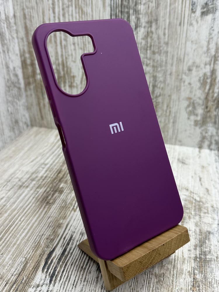 Чехол Silicone Case Mi на Xiaomi Redmi 13C/ Poco C65. Микрофибра