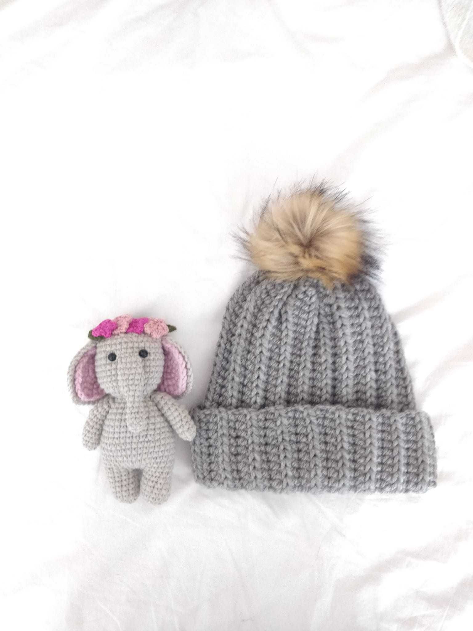 Gorro para criança + amigurumi