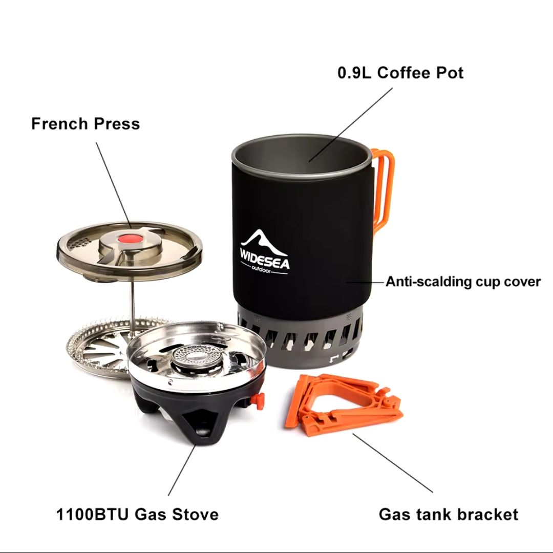 Kuchenka turystyczna Widesea french press jak Jetboil Gratis