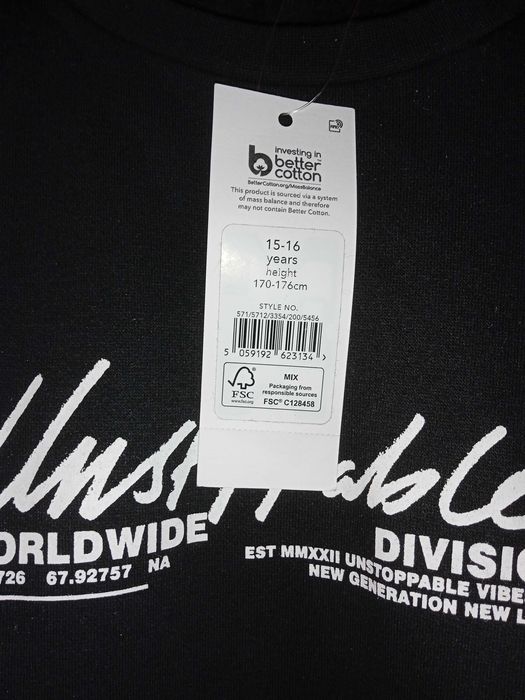 Новий реглан (футболка) George на хлопчика, на зріст 170-176см.