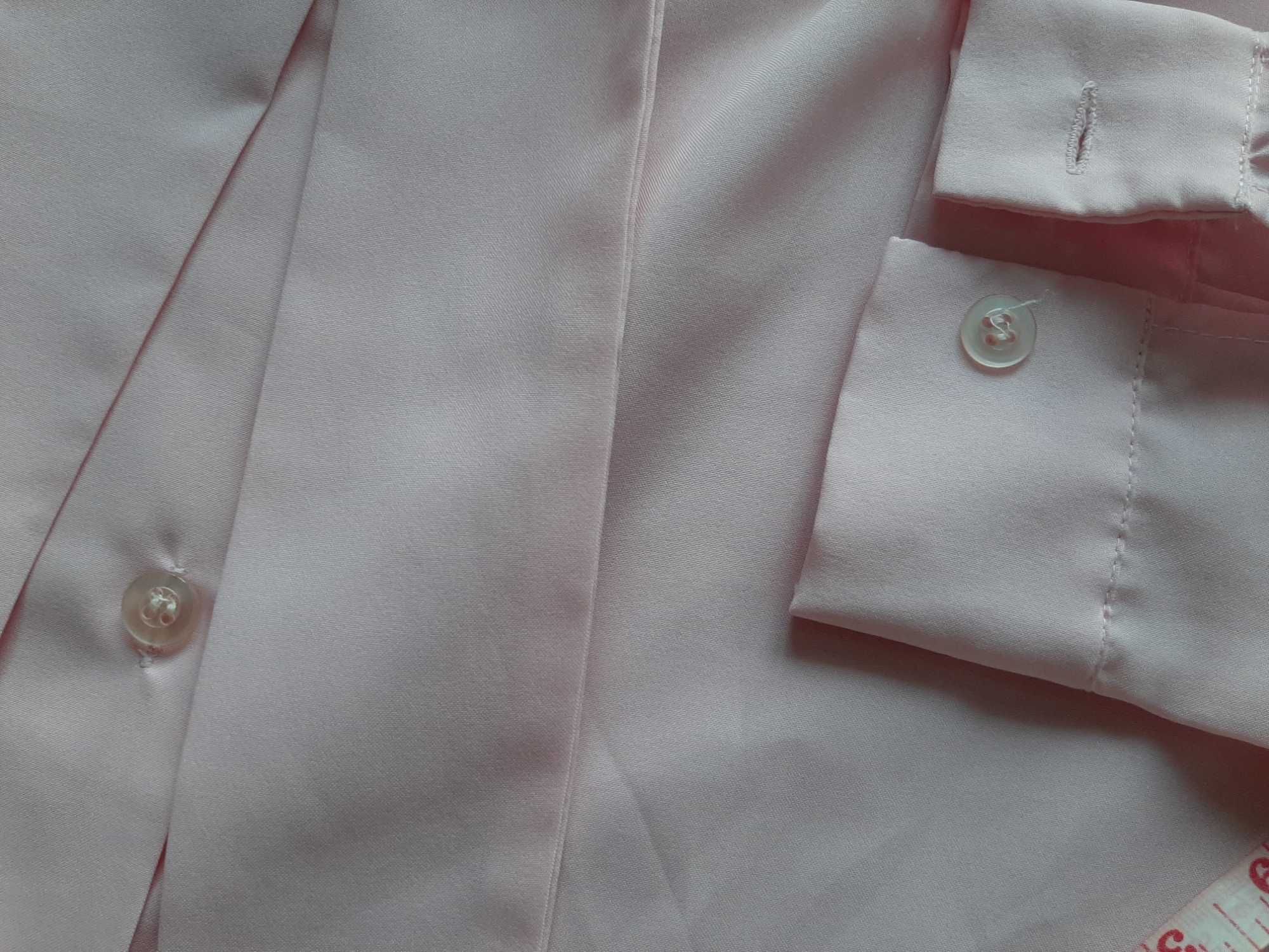 Różowa Bluzeczka ala Sekretarka Rozmiar M