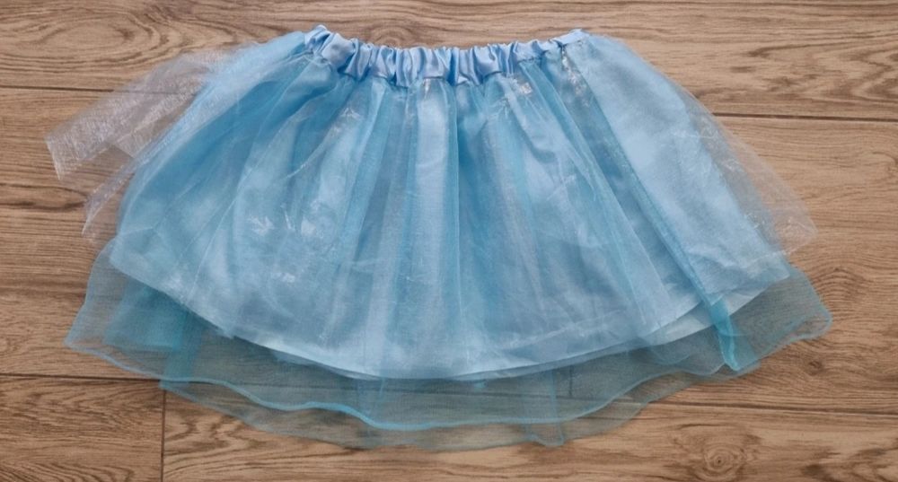 Zestaw sukienek elsa z tiulem - 2 x Sukienka i 1 x Spódniczka rozm. 98