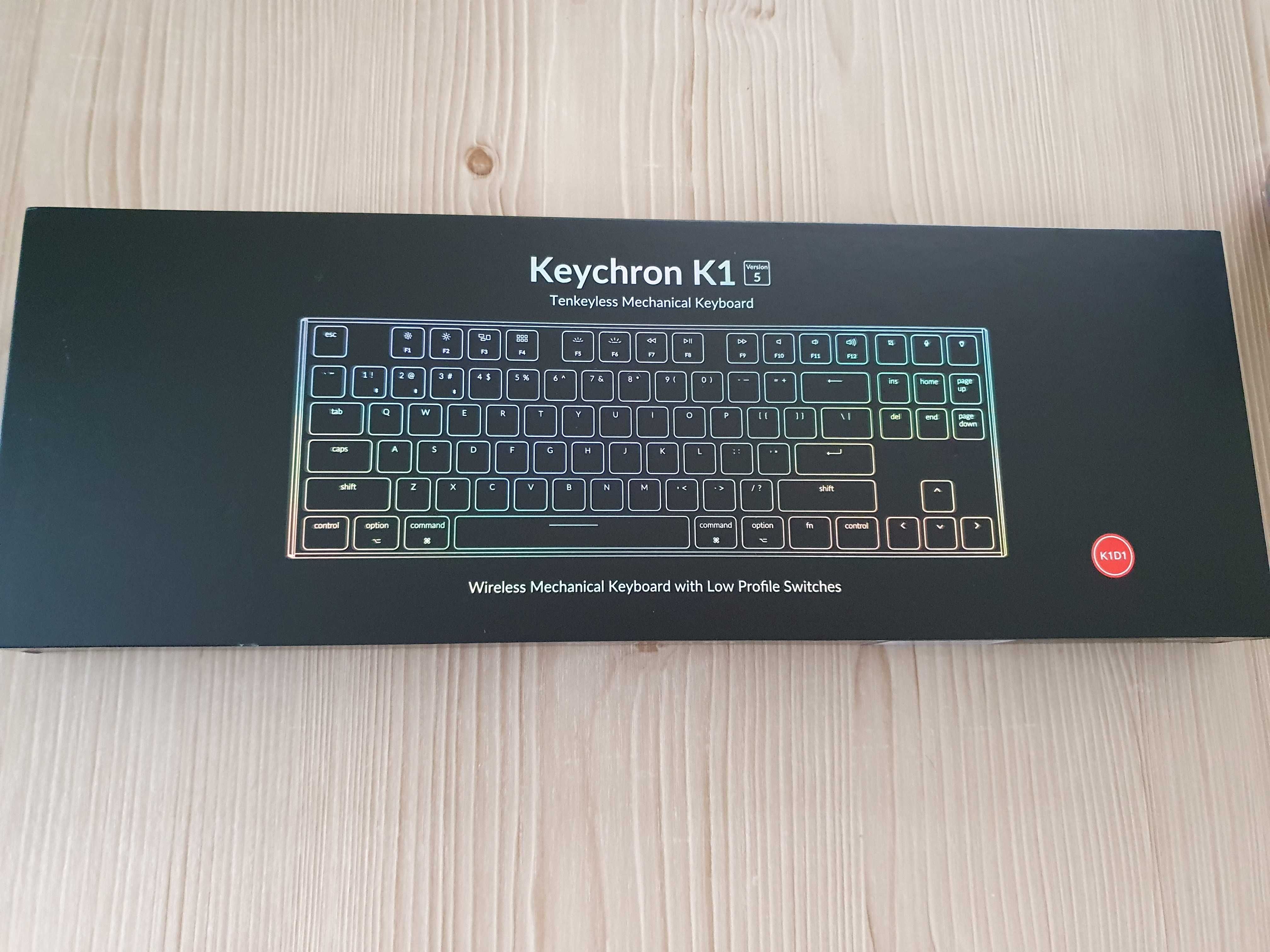 Keychron K1 Wireless Mechanical Keyboard (Version 5) z 3x switches