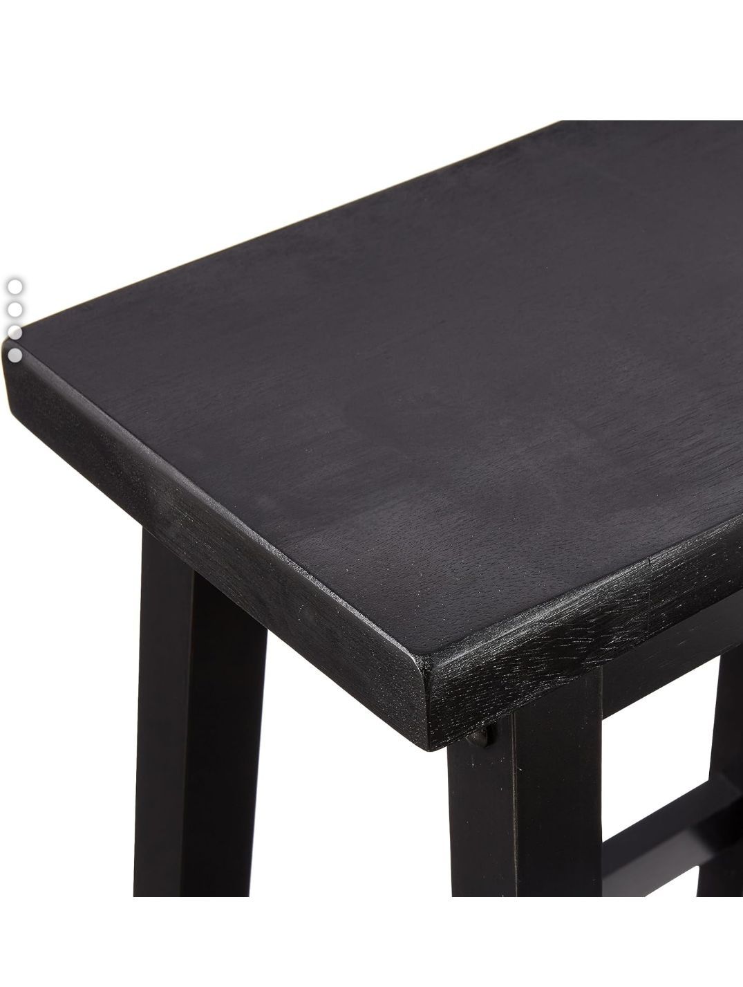 Hokery kuchenne z litego drewna, wysokość 61 cm