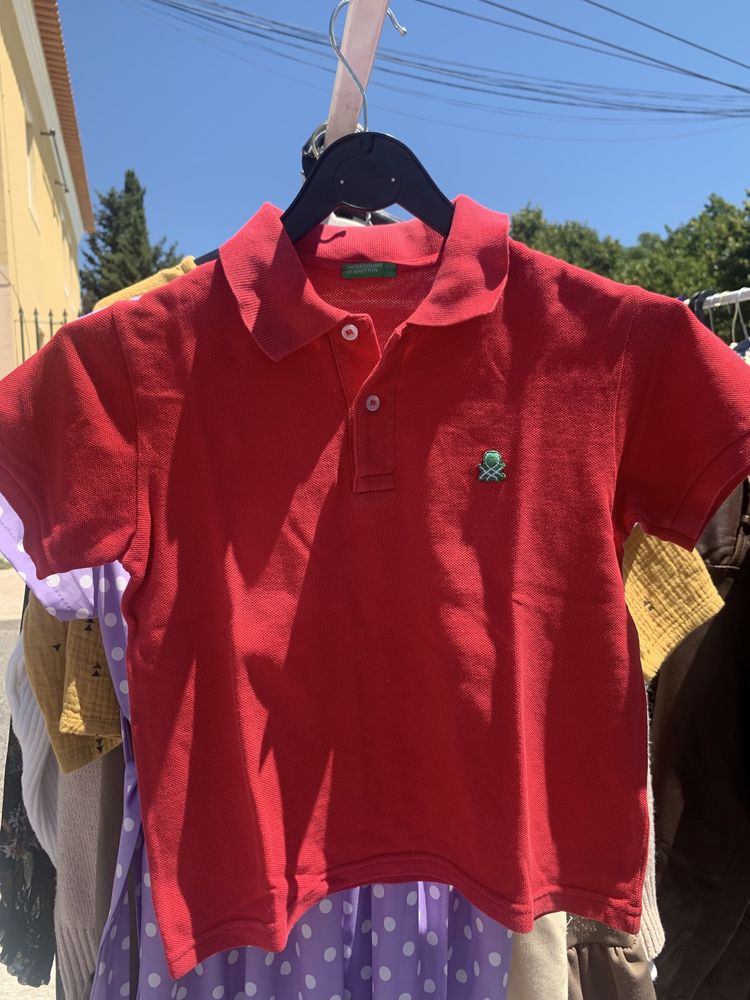 Polo  benetton vermelho