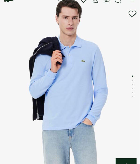 Lacoste чоловічий лонгслів, реглан, світшот