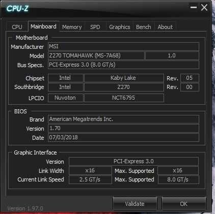 Процесор i7 7700k + материнська плата MSI Z270 Tomahawk