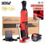 Кутовий гайковерт Horm 3/8” 65Нм 18V, акумуляторна тріскачка