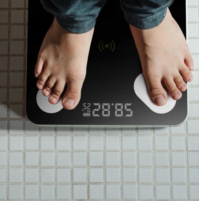 Waga łazienkowa analityczna SLIM 180 SMART BLUETOOTH precyzyjny pomiar