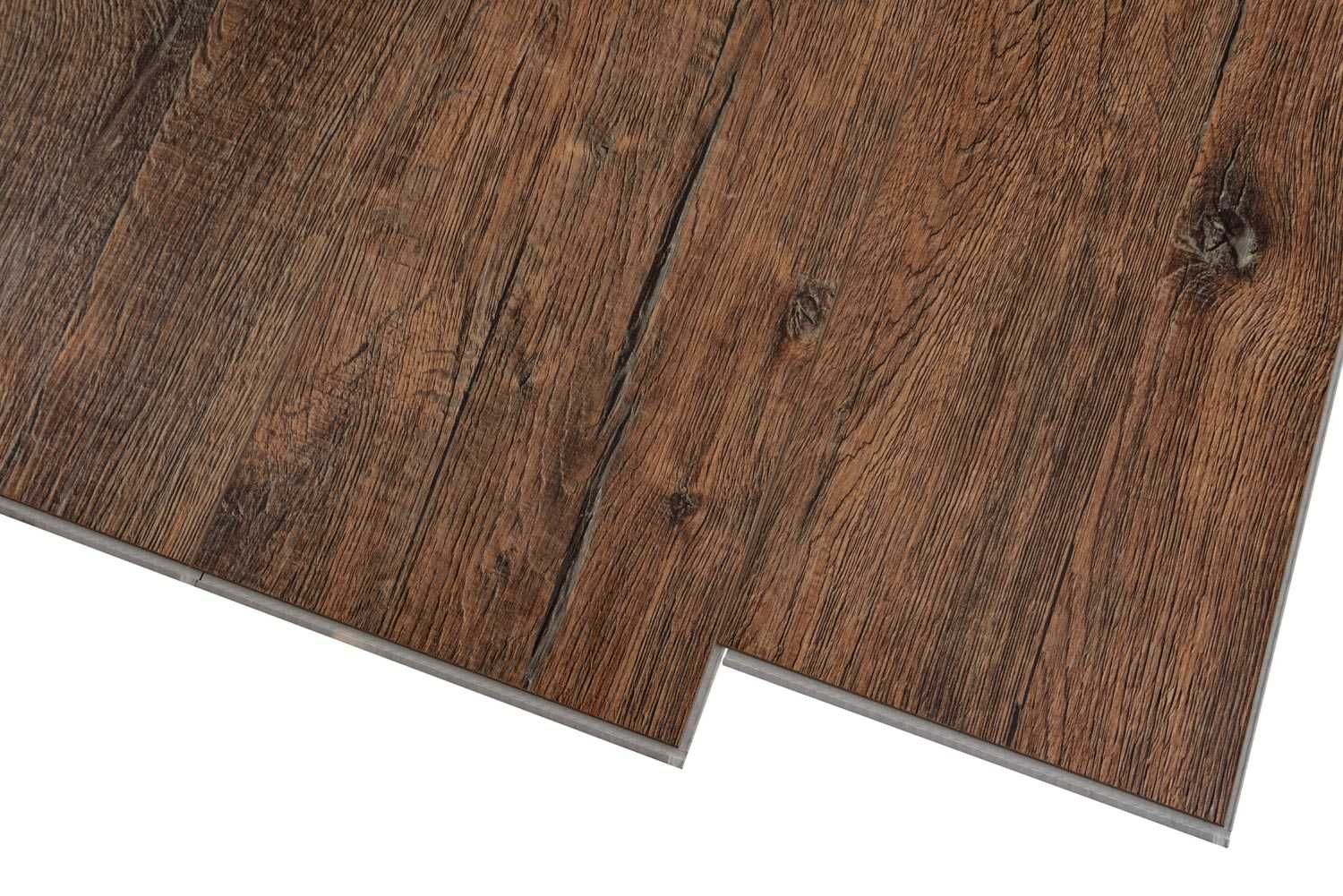 Panele winylowe SPC Dąb Ciemny 5 mm | Outlet | II gatunek