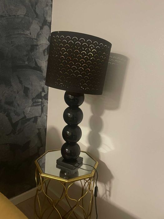 candeeiro de posar preto